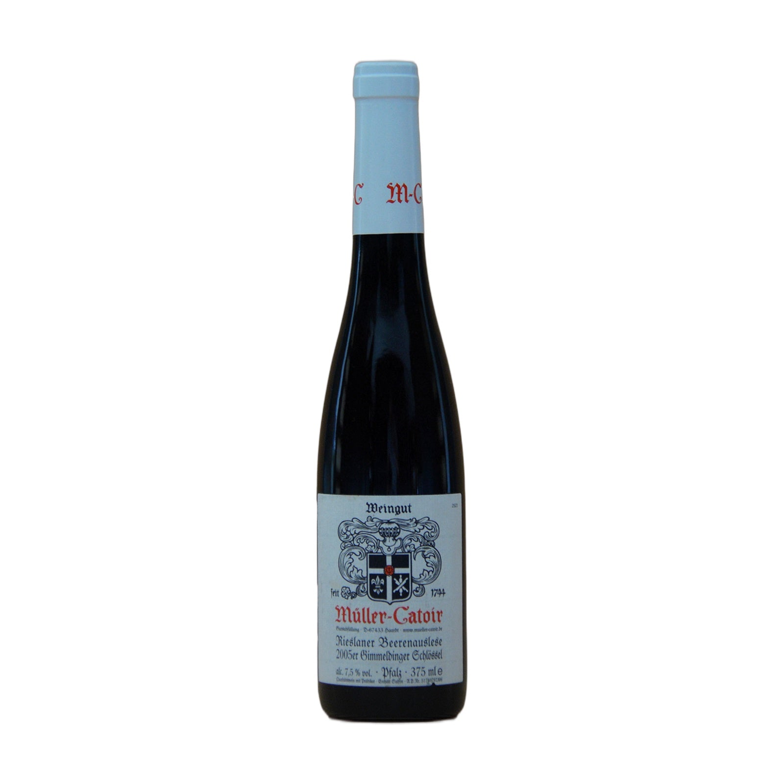 뮐러-카투아르 기멜딩거 슐뢰셀 리슬링 베렌아우스레제 2005 (375ml)