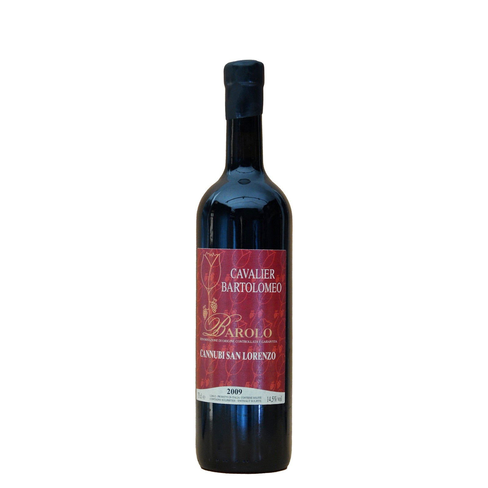 카발리에르 바르톨로메오 칸누비 산 로렌조 바롤로 2009